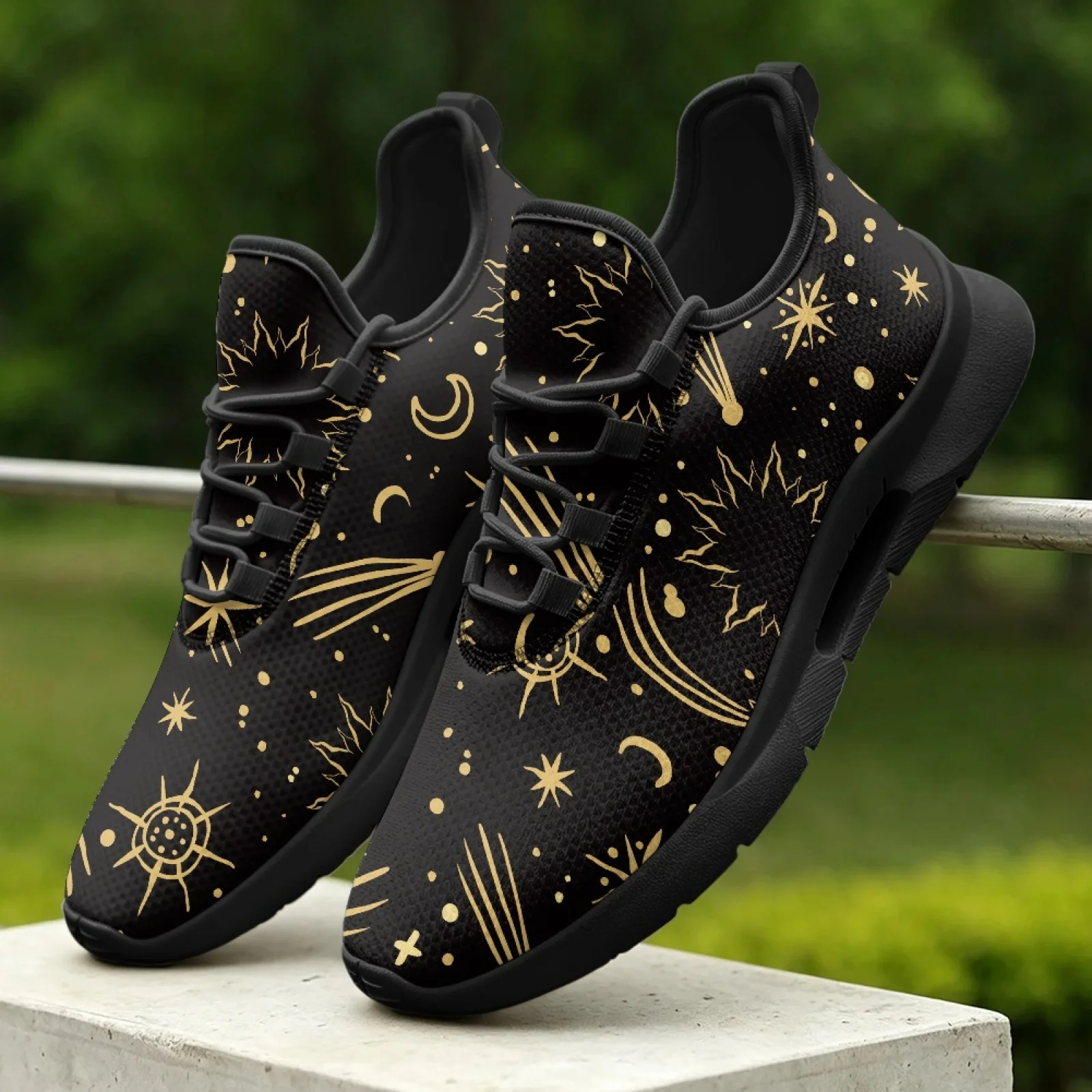 XIXIRIMIDO Lace-up Casual Shoes Men Sneakers Comfortable Breathable Walking Shoe Women's Lightweight Sneaker Soft Shooting Star