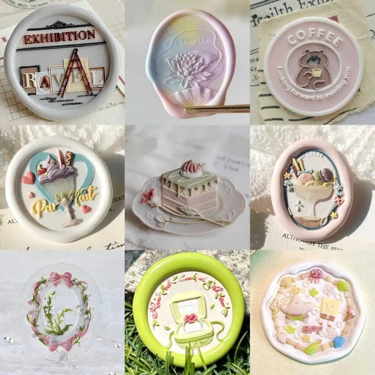 

Штамп с огненной печатью, многослойный, с тонкой резьбой, голова главы, колокольчик лотоса, ледяной Cr, облегчение торта, медная головка, приглашение, уплотнение конверта