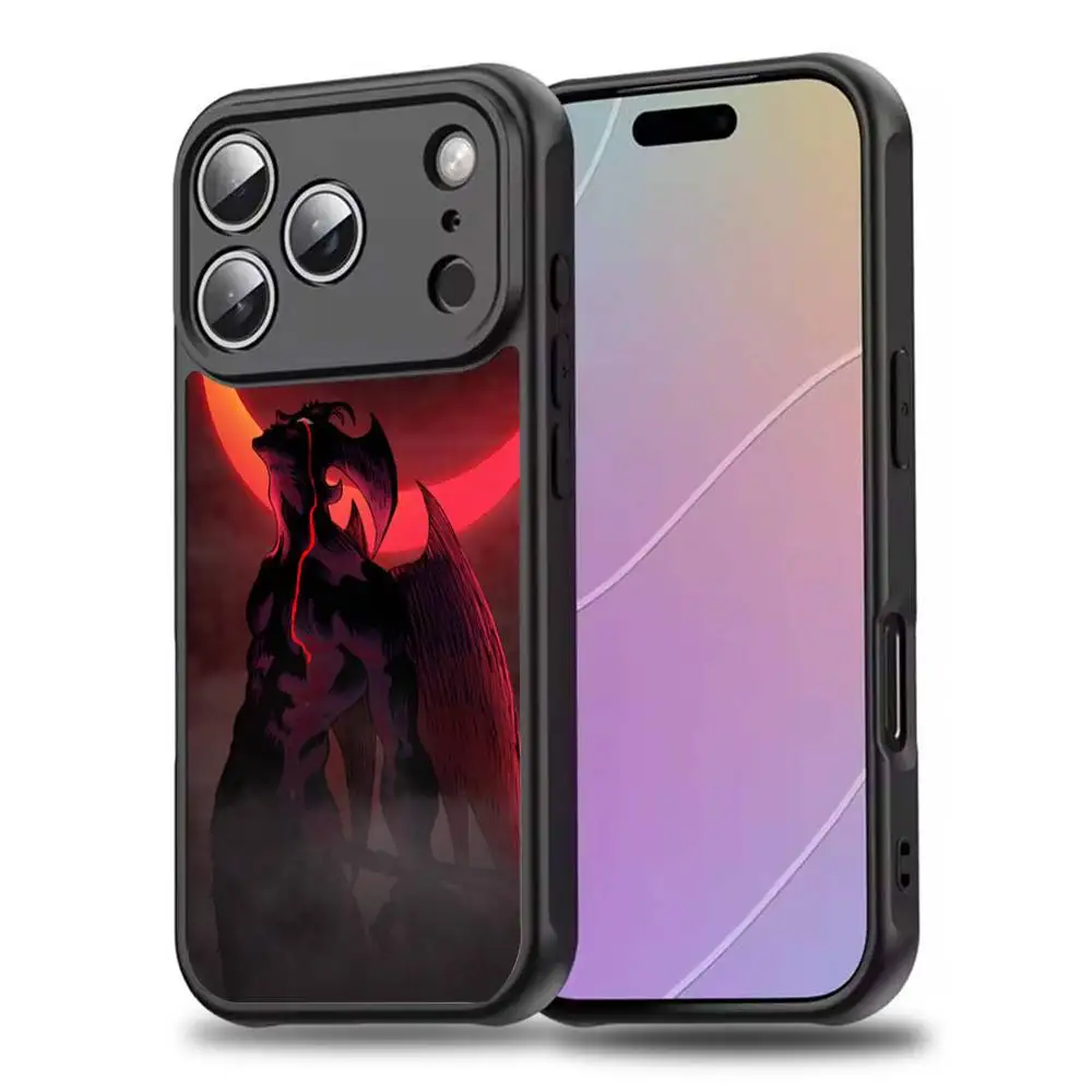 DEVILMAN C-Crybaby Funda de teléfono para iPhone 17,16,15,14,13,12,11,Pro,Max,Plus,Mini,SE4,E Carga inalámbrica magnética Magsafe