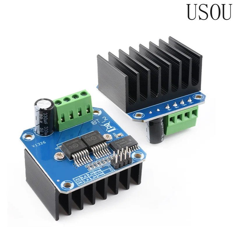 Snvi Double High-Power Motor Drive Module BTS7960 43A for Arduino DIY Robot Control Circuit Board