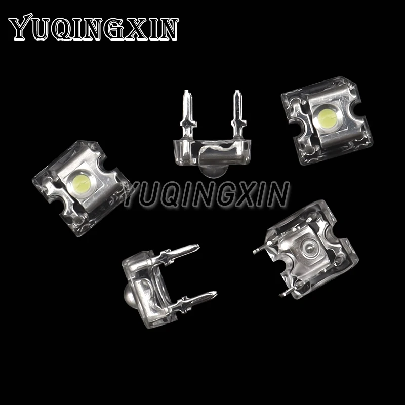 10pcs 3mm F3 Piranha LED White Red Blue Green Yellow Amber Clear 3mm LED Diode Light Emitting Diode 4-pins Diodes Brightness