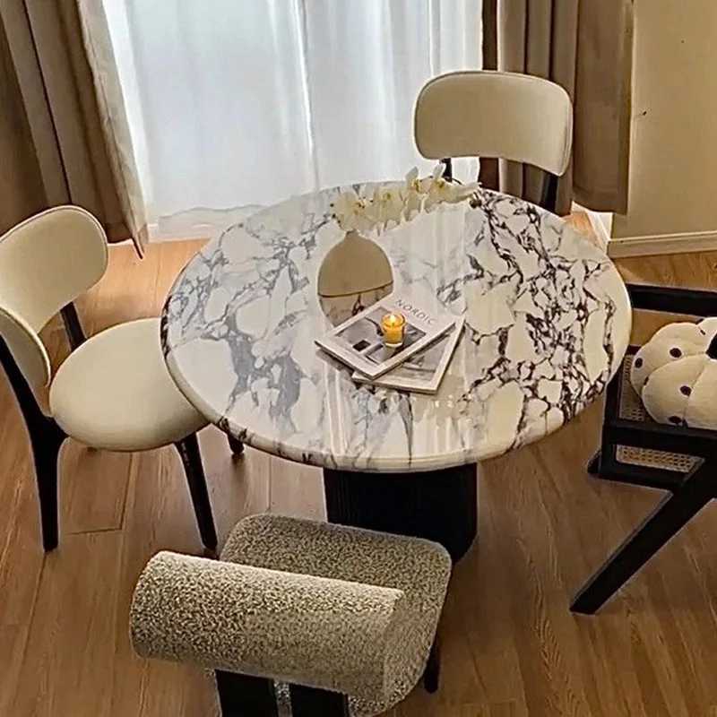 

Round Restaurant Dining Table Coffee Conference Outdoor Center Dining Table Modern Luxury Mesas De Comedor Commercial Furniture