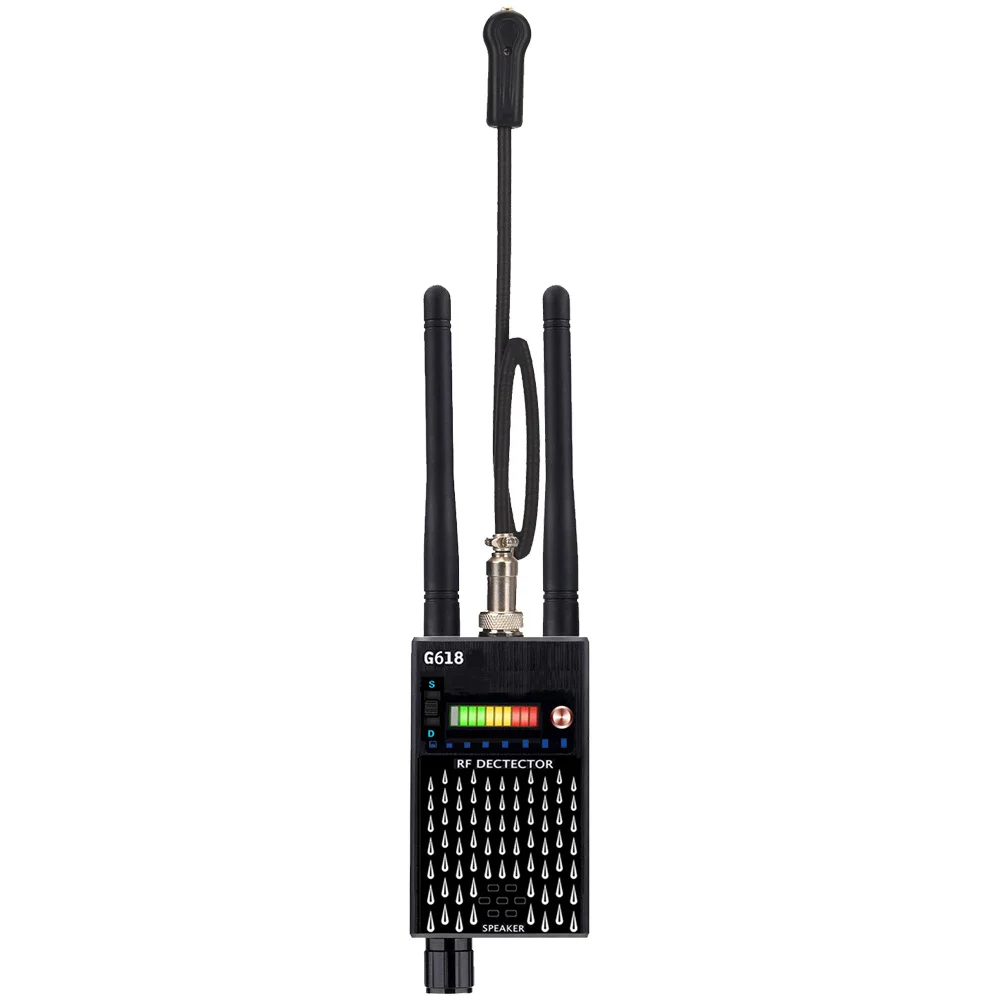 Detector oculto inalámbrico G618W, buscador de dispositivos GSM, Wifi, rastreador GPS, detección magnética, cámara antirrobo, escáner RF profesional