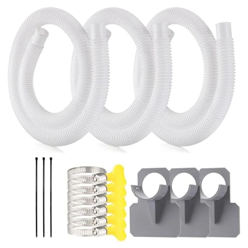 

KEKA Pool Pump Hoses For Above Ground Pools - 1.25In Diameter Pool Pump Replacement Hose 59In Long Filter Pump 607, 637