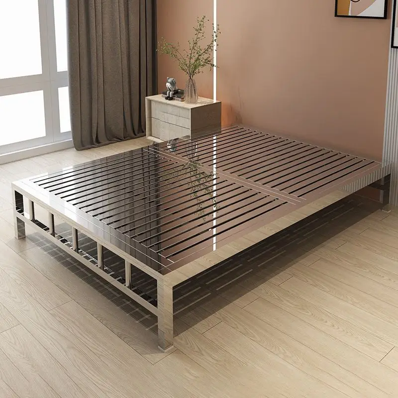 304 stainless steel 1.5 meters frame Thickened 1m children's tatami splicing bed frame Non-wrought iron