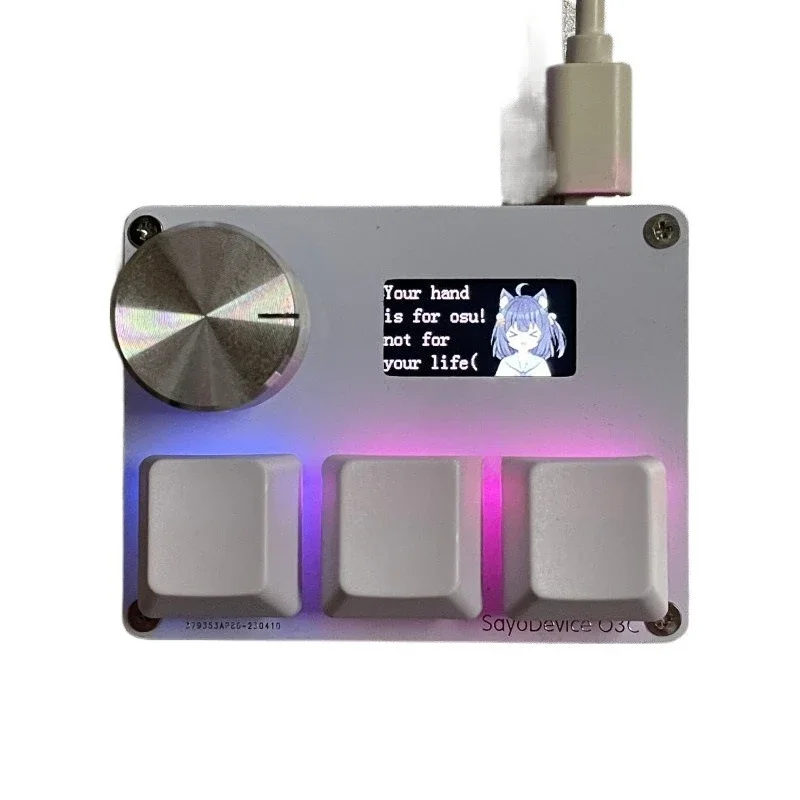 

Magnetic axis gaming keyboard knob customization
