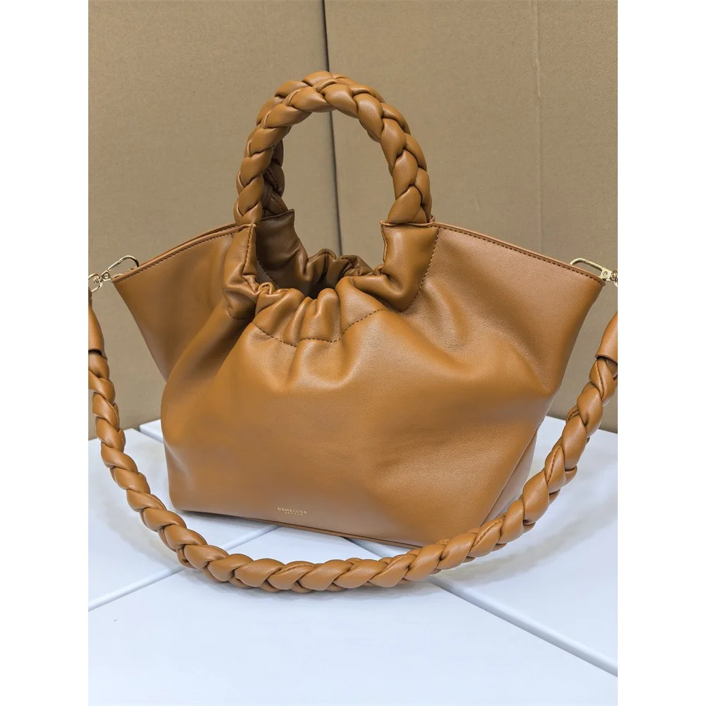 

Niche Design 2025 New Pleated Cloud Bag Shoulder Cross Dumpling Bag Handbag Women's Armpit Large Capacity