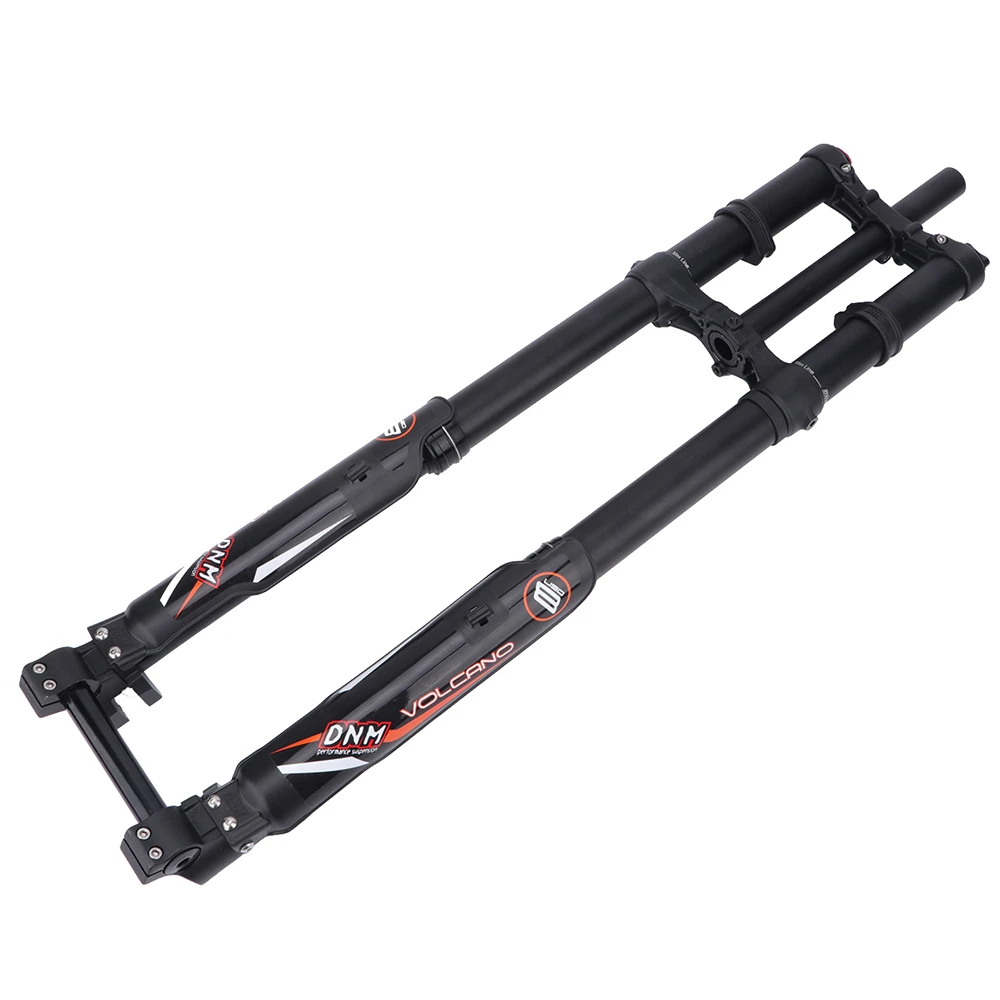 DNM Downhill Bike Front Fork 26/27.5 Inch Aluminum Alloy DH MTB Mountain Bicycle Suspension Fork with 203mm Travel