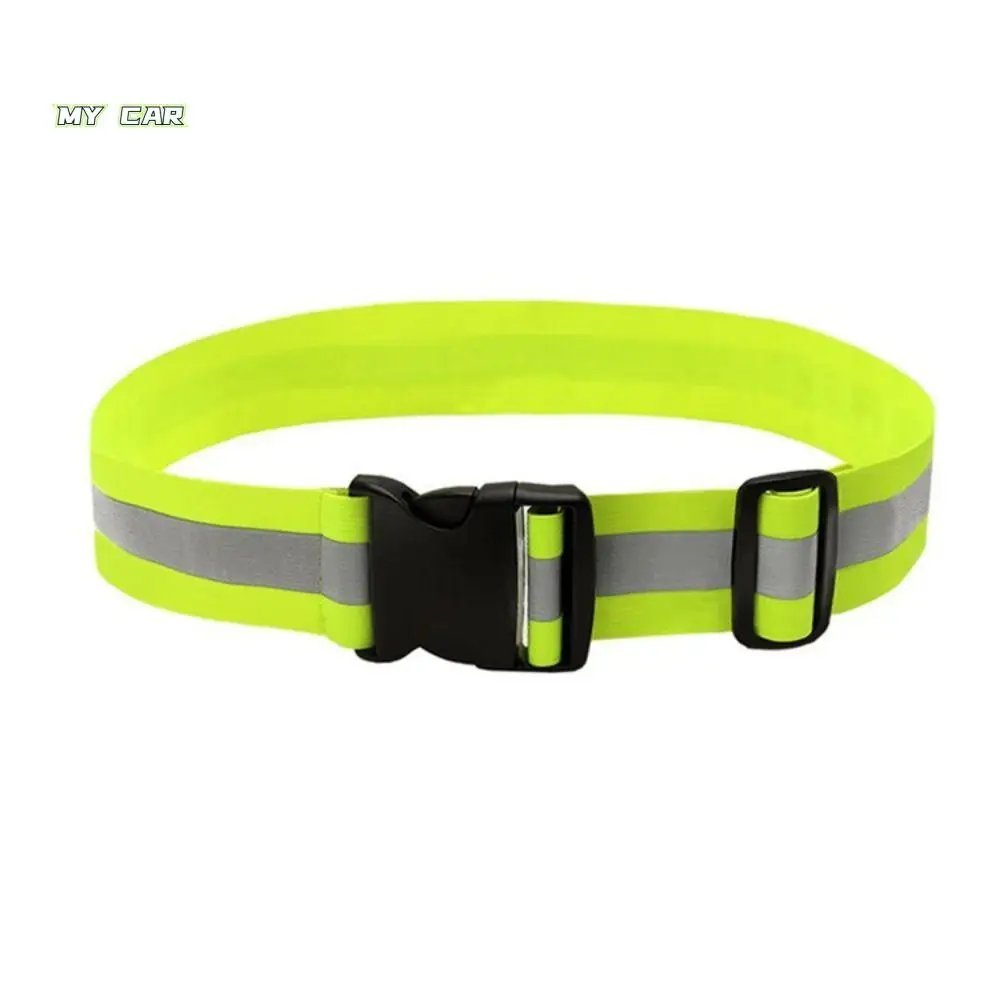 Motorcycling Riding High Visible Night Safety Warning Fluorescent Tape Reflective Strips Running Reflective Belts Waist Gear