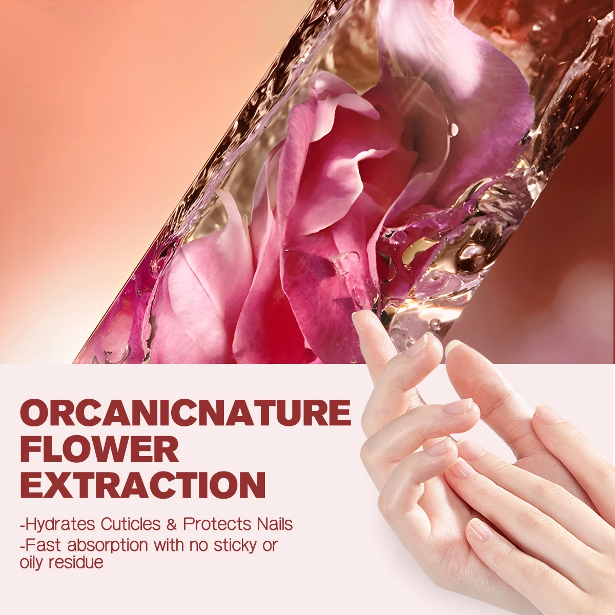 Aceite hidratante fortalecedor de uñas, cuidado nutritivo, acabado brillante, protección fortalecedora, suave en todos los tonos de piel, instantáneo