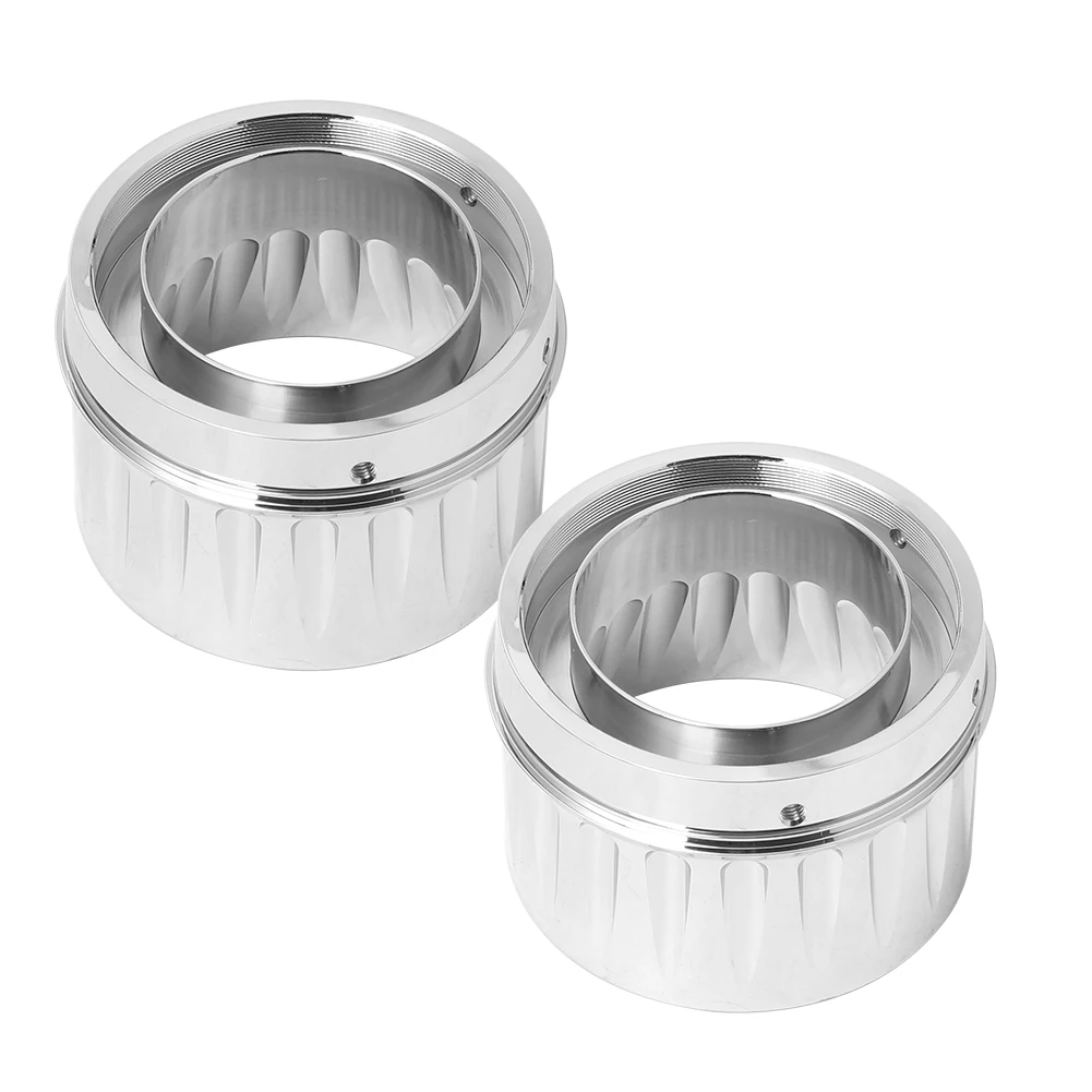 Motorcycle Pair Billet Aluminum Slip On 4.4\
