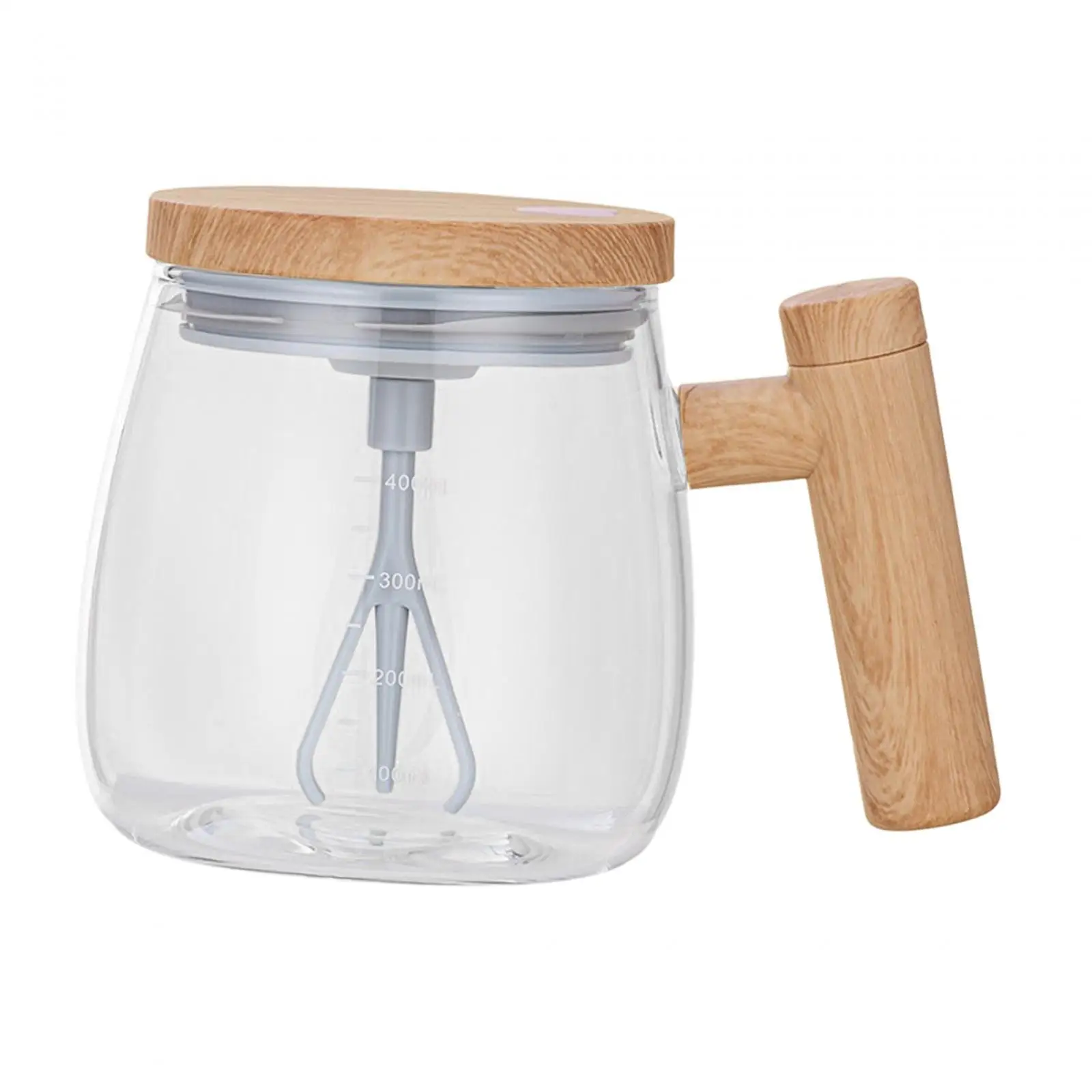 Automatic Mixing Cup Glass Self Stirring Mug Powerful Portable Mixer Coffee Mug for Protein Shakes