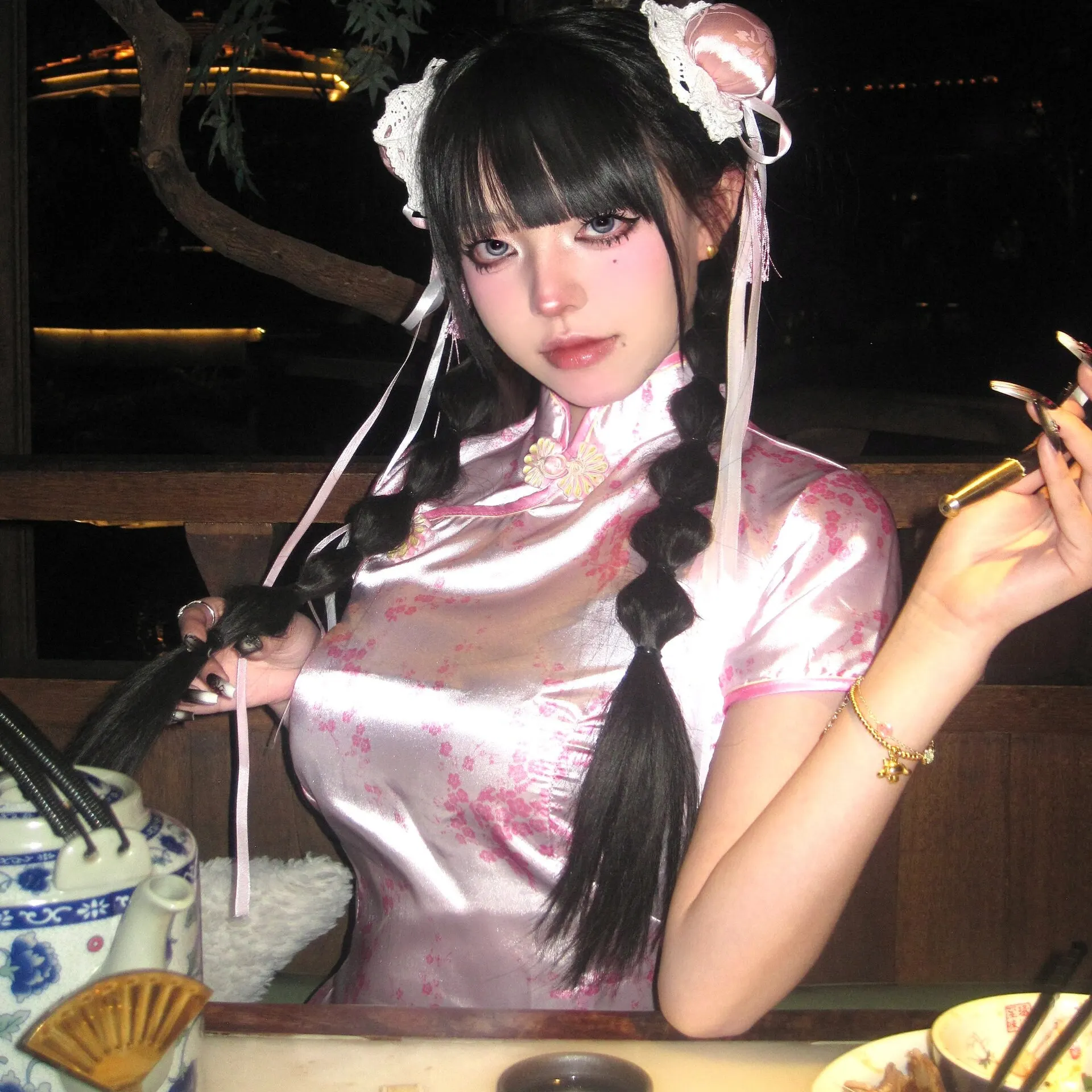 جديد الصينية Sle Dr loween Cisas Cosplay orm ort Sve خادمة orm ort ملابس يومية
