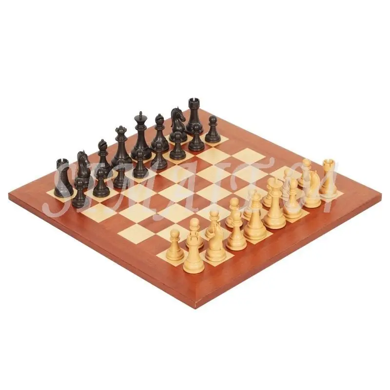 High-end Chess Gift Box Set Wooden Chessboard Weighted Large Chess Pieces Chess