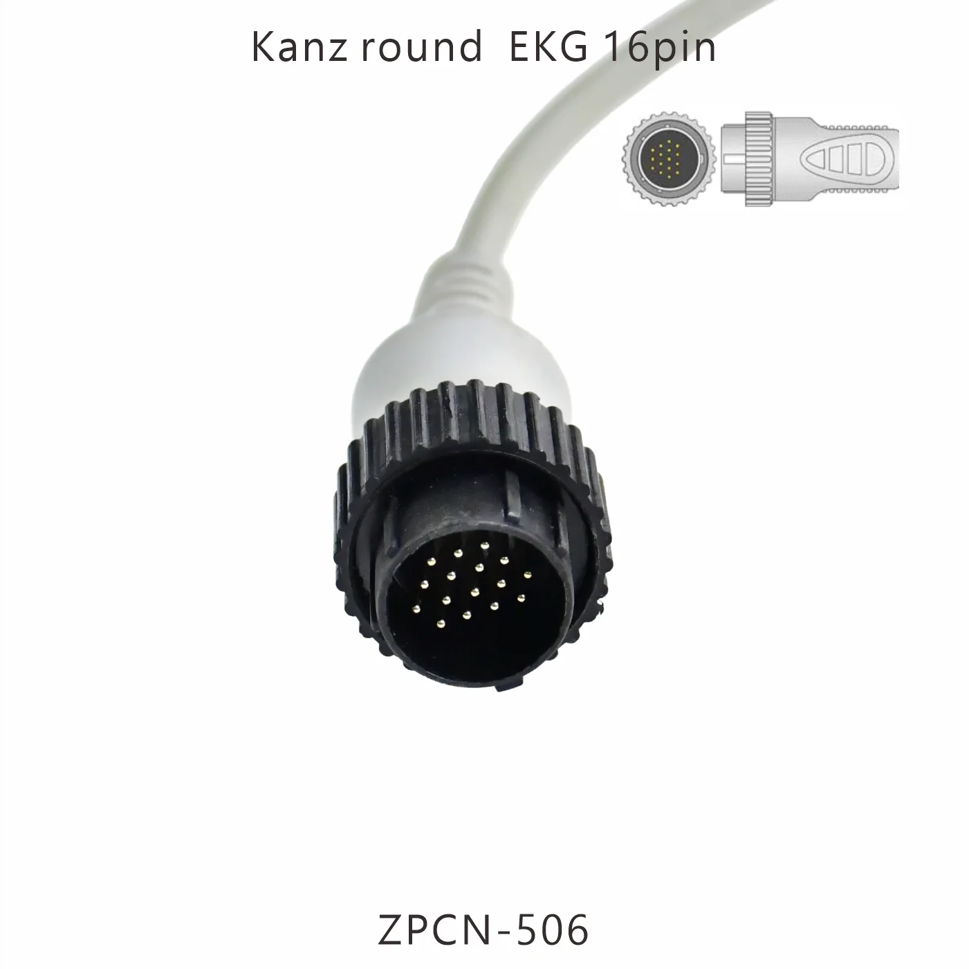 5pcs packing EKG ECG Medical Connector Assembly Compatible with FUKUDA nihon-kohden kanz EKG machine repair