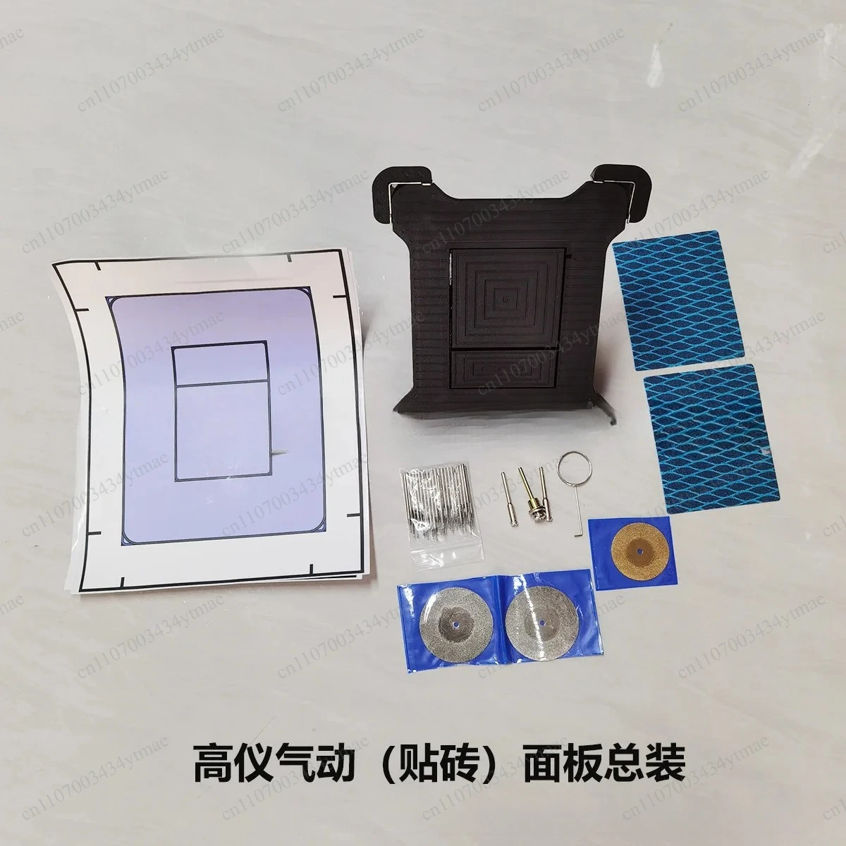 Concealed Pneumatic Flush Tank Tile Panel, Hidden Embedded Wall‑mounted Water Tank Access Panel Bathroom Accessories