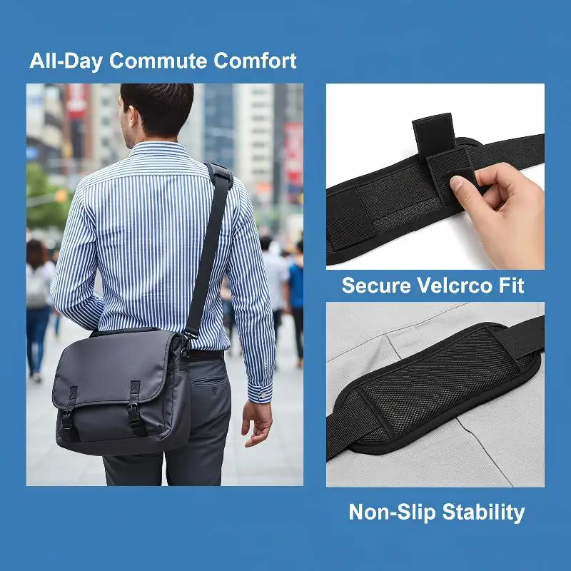1PCS  Soft Shoulder Strap Pads With Anti Slip Design And Breathable Mesh Perfect For Backpack Travel Hiking Daily Use