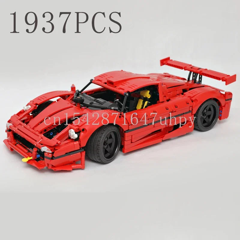 MEW 1937 PCS Super Sports Car F50GT Model building kit block self-locking bricks birthday gift Christmas gift