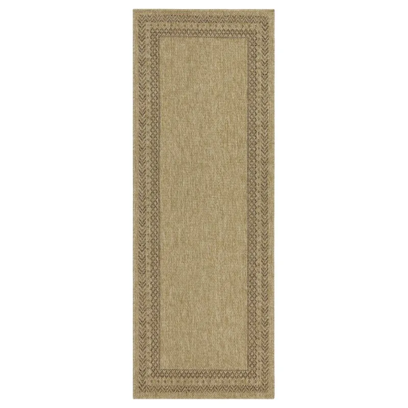 

Earth GC_NTL1007 Jute/Mocha 2 ft. 7 in. x 7 ft. 3 in. Indoor/Outdoor Area Rug