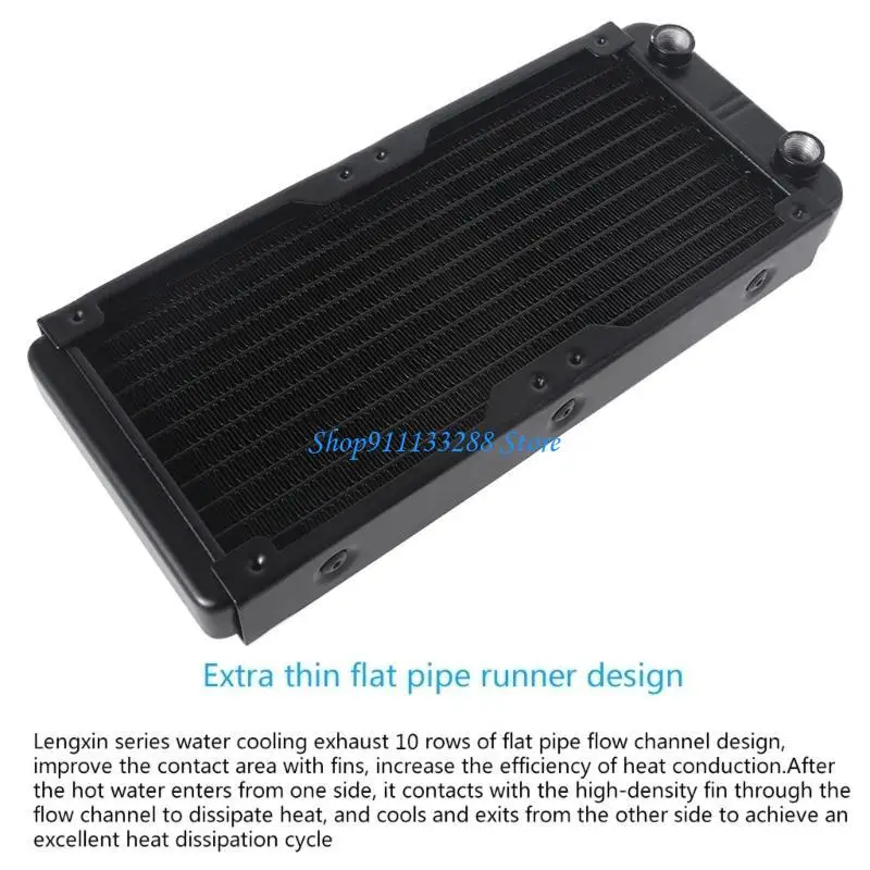 G88D PC مبادل حراري للمياه الكمبيوتر الألومنيوم المبرد بالوعة الحرارة للكمبيوتر