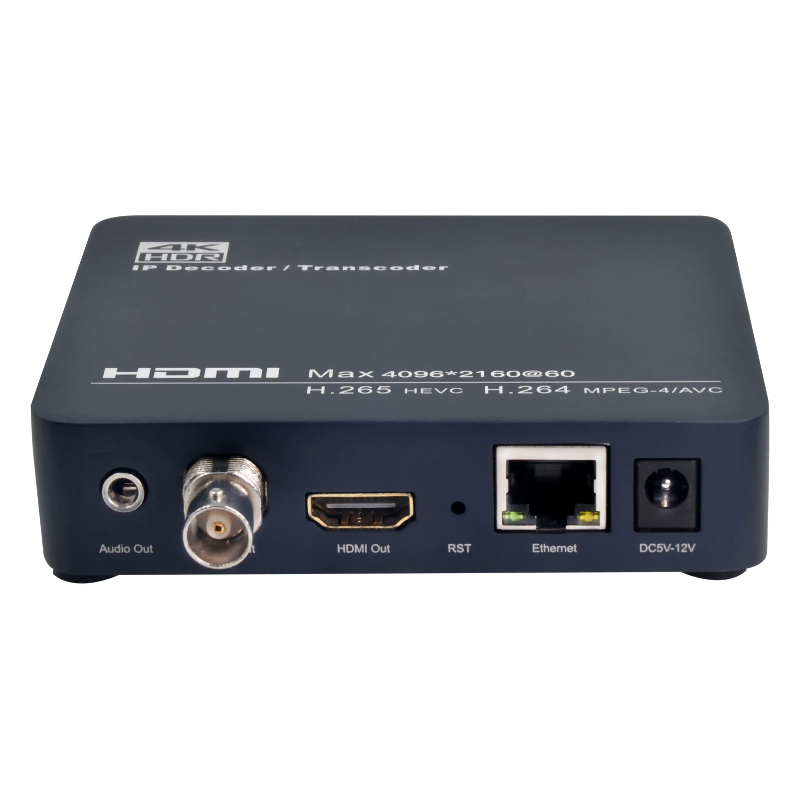 4K60fps HDR H265  Video Decoder / IP To IP Transcoder