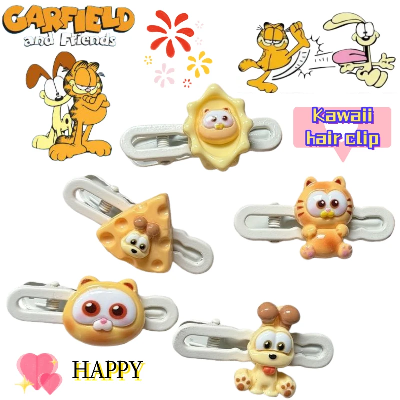 

Garfield Jon Abackel Nemo movie merchandise two-dimensional bangs clip sweet and cute girls' hairpin decoration exquisite gift