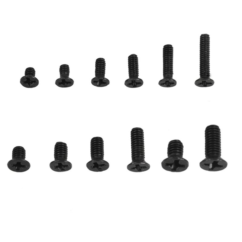 240pcs M2 M2.5 M3 Laptop Screw Set Flat Head Phillips Drive Accessories For Laptop Computer Repair Computer Electronic Screw