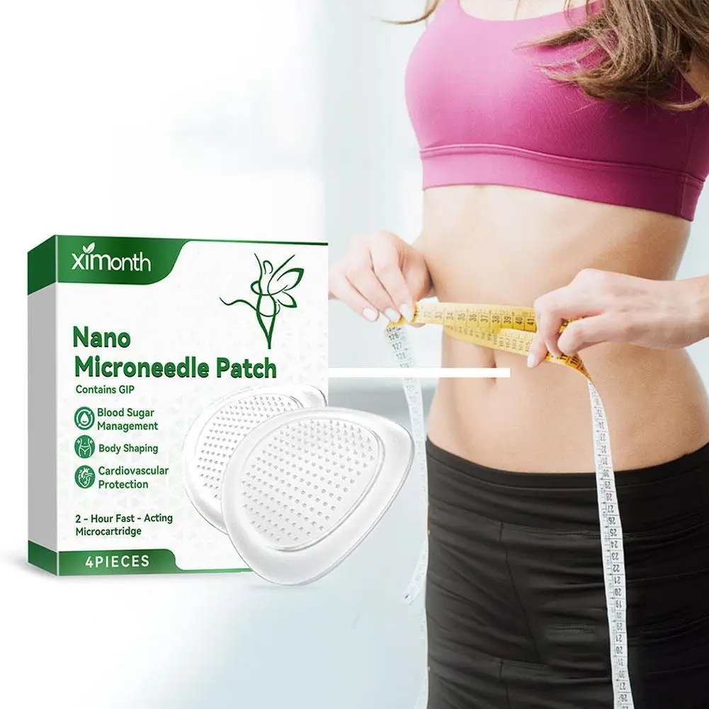 

4 PIECES Nano Micro Needle Plaster, Slimming Micro Needle Plaster, Firming Line Improvement Skin Care Patch