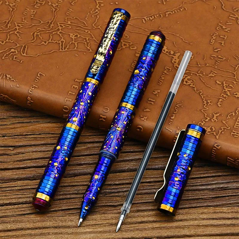 Outdoor Portable EDC Creative Titanium Alloy Tactical Self-defense Pen Car Emergency Window Breaking Tool