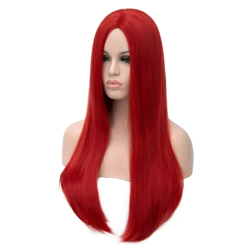 

CyPerruques Sally Red Wigs for Women, Long and Smooth Synthetic Wig for Costume, Cute Natural Wigs for Halloween