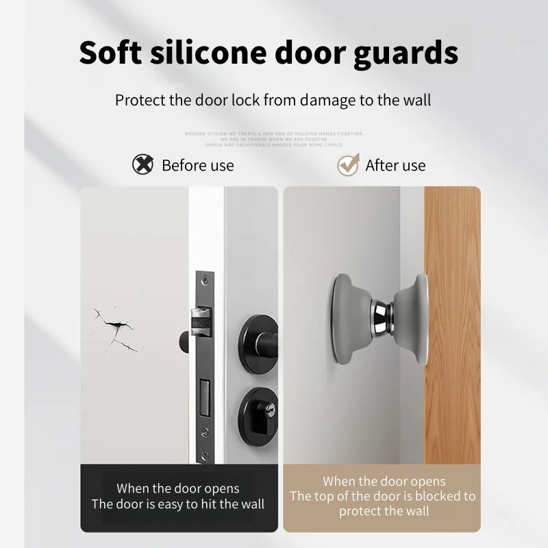 سيليكون الباب تمتص فندق المنزلية قوية المغناطيسي قوي كتم الباب اللمس سيليكون المضادة للتصادم الباب كشك الباب سدادة #4