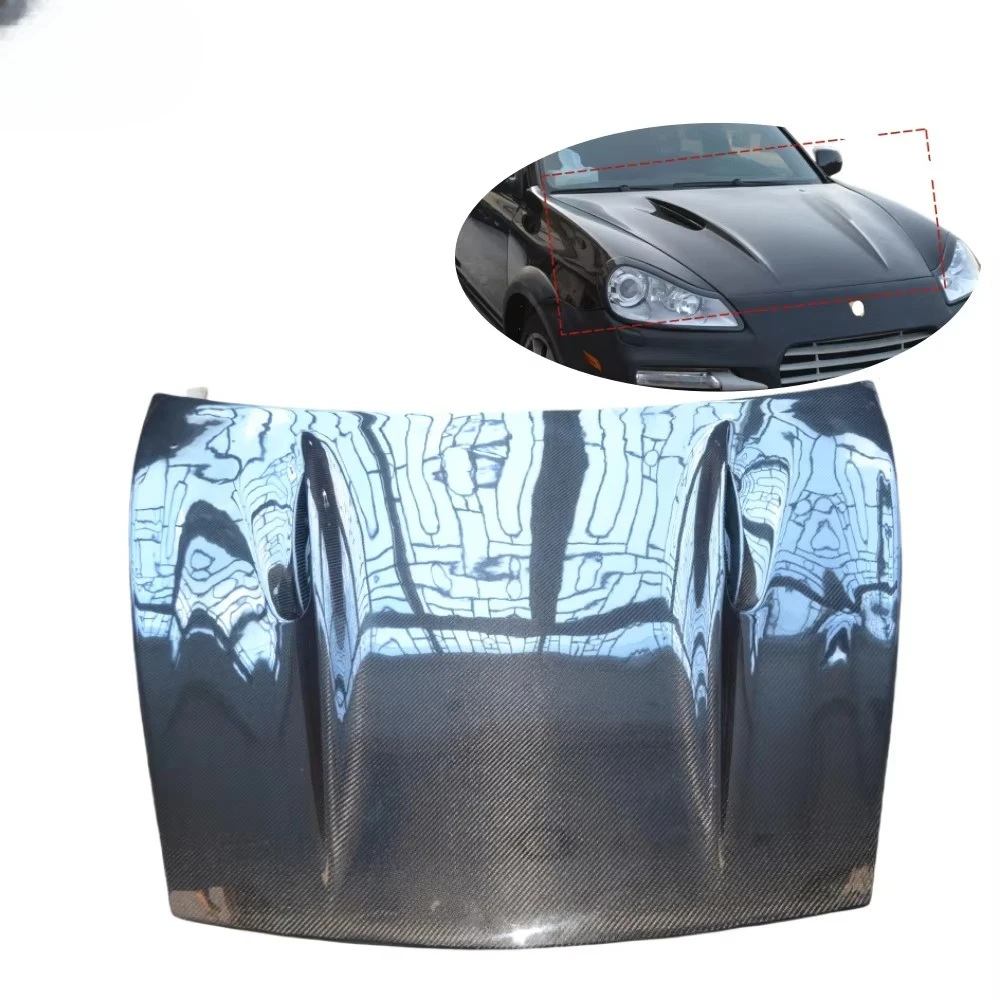 

For Porsche Cayenne 957 955 Carbon Fiber Hood 2005-2010 Upgraded Engine Hood