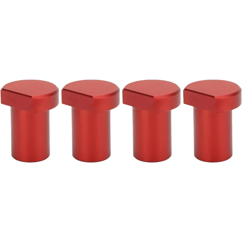 Bench Dogs, 8 Pack Aluminum Alloy Bench Dogs Woodworking Clamp MFT Table Stop for 3/4 Inch Dog Hole Red