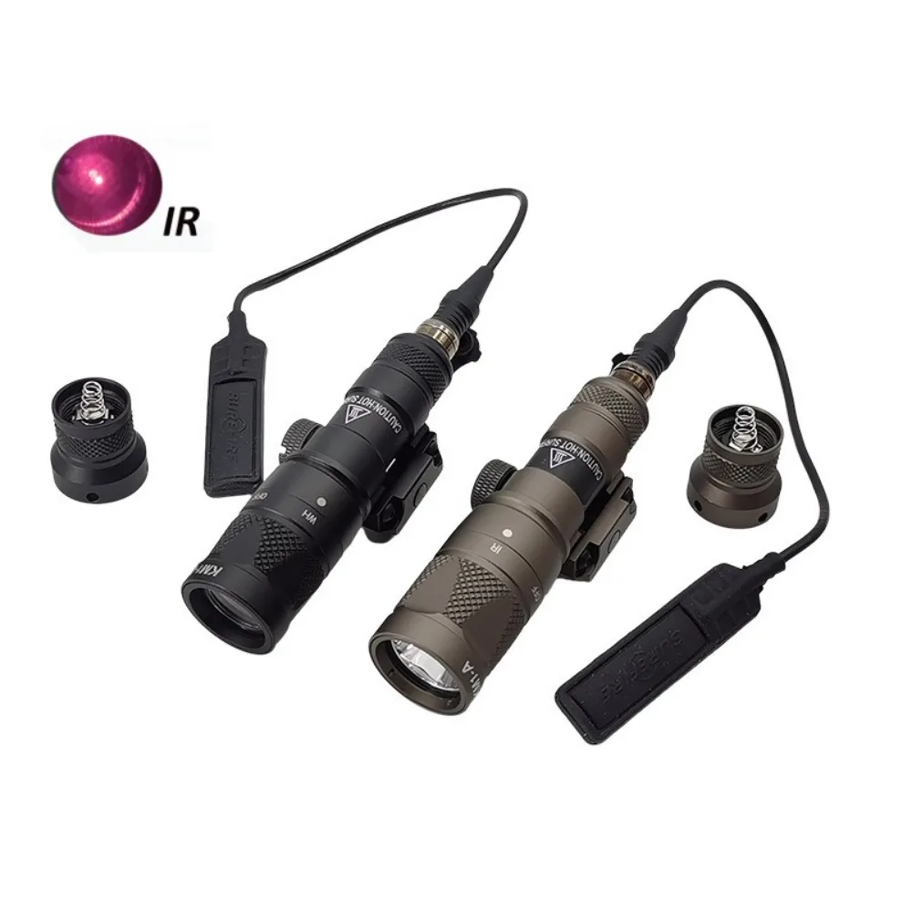 

Outdoor tactical flashlight M300W M300V IR strong light flashlight with mouse tail line flashlight crown head