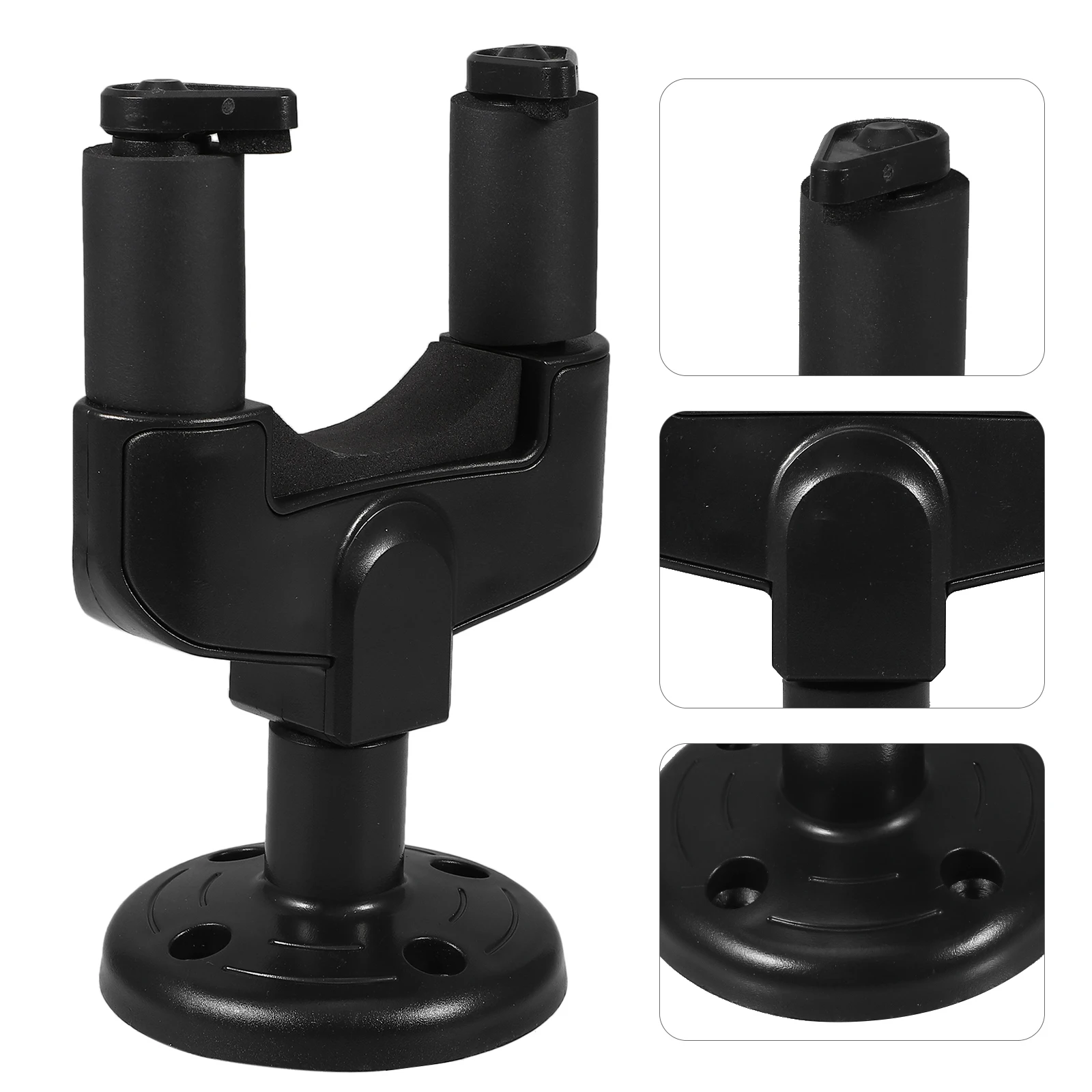 

Hangers Mount Bracket Black Music Instrument Hanging Rack Secure Stand Hooks Wall Mount Guitar Rack For Guitar Bass