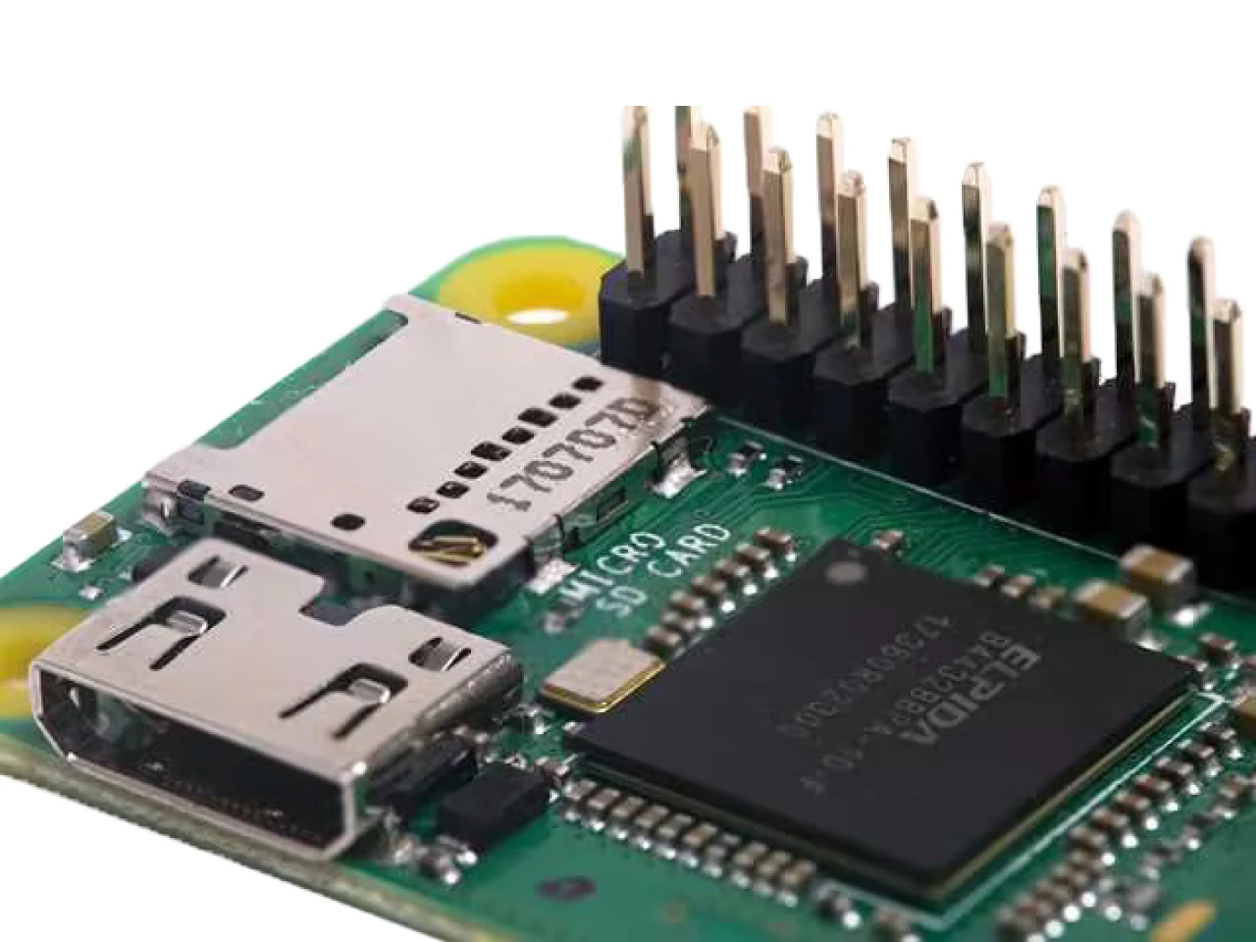 Raspberry Pi Zero WH, Mini Linux Development Board with Header, WiFi Bluetooth 4.1 Low Energy, HAT compatible 40-pin header