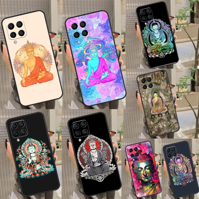 Trippy Gautama Buddha Funda For Samsung Galaxy M51 M31S M52 M32 M23 M33 M53 M54 M34 M14 M12 M13 M20 Phone Case