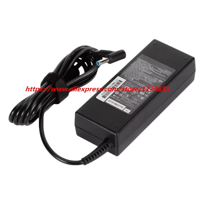 19.5V 4.62A 90W Genuine Laptop AC Adapter Charger for HP Pavilion Touchsmart 15 Series Original PPP012C-S PPP012L-E ENVY 15-j000