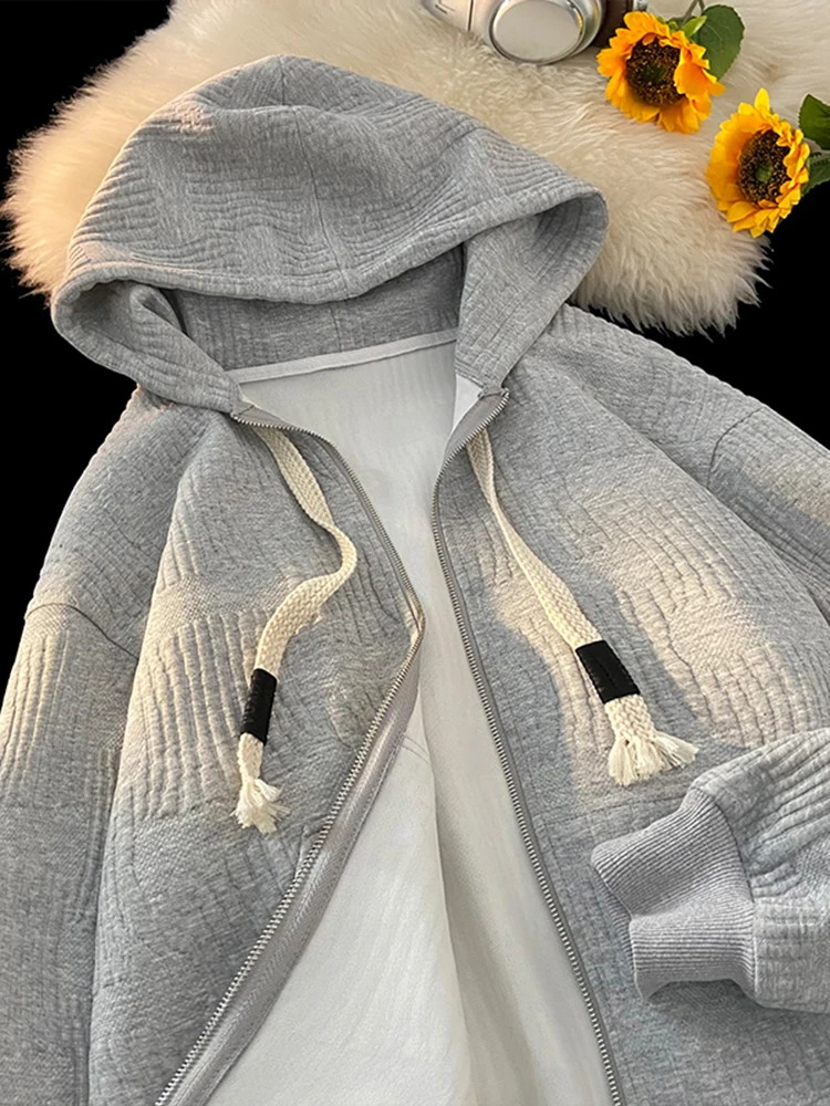 

Textured Open Cardigan Sweatirt Men's Spring Autumn New Sle Youth Trendy Brand Jaet Hong Kong Sle Large Size High Sch...