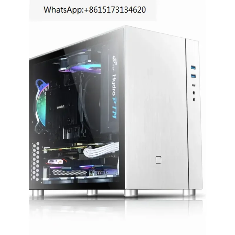 S200 MATX PC Case Tempered Glass Side Panel Supports 160mm CPU Cooler Large Power Supply Compatible Micro ATX Motherboard