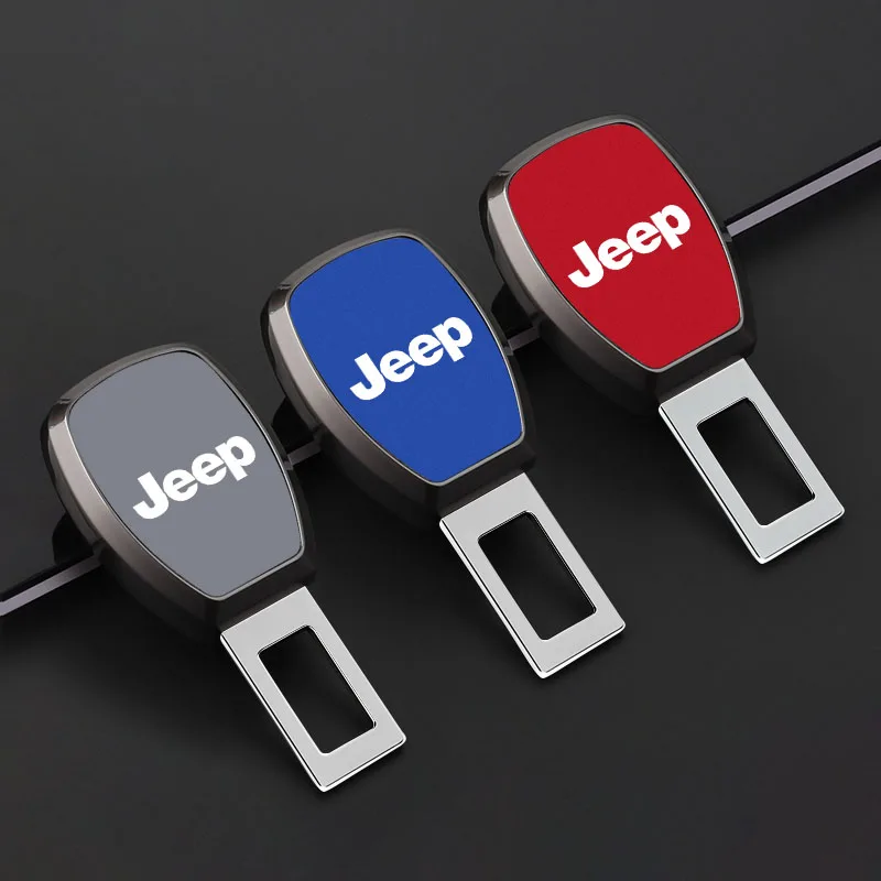 

1Pcs Car Seat Belt Clip Extender Safety Seatbelt Lock Buckle Plug For Jeep Wrangler Grand Cherokee Renegade Tyre Stem Air Caps