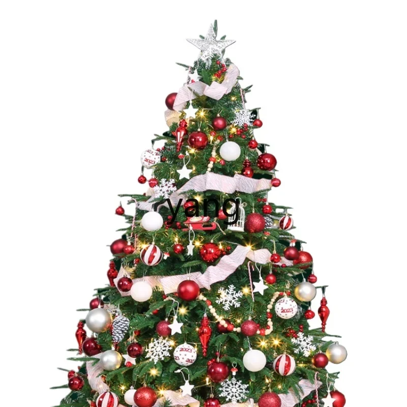 YJQ Christmas decoration Christmas tree home package 1.5m luminous advanced small ornament scene arrangement