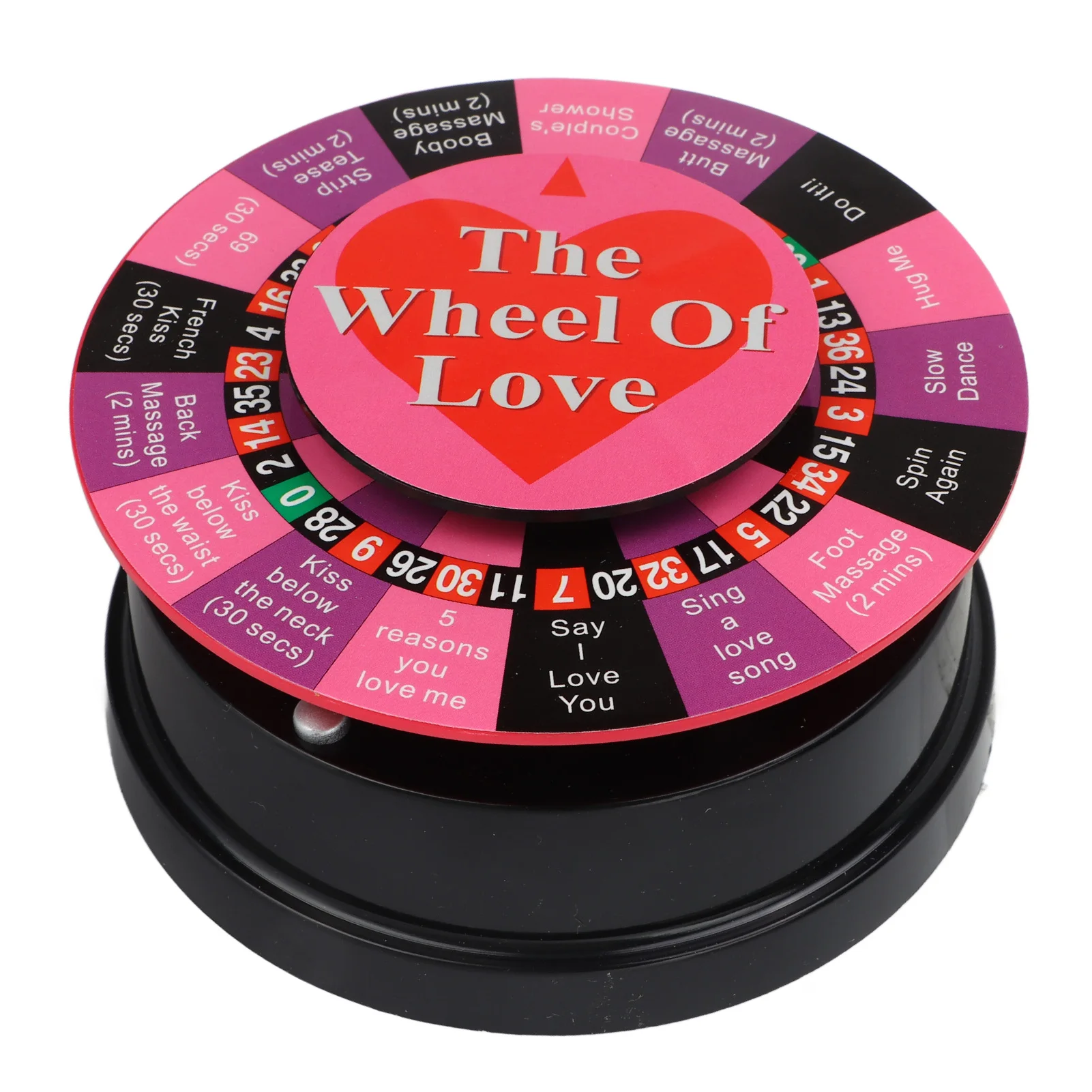 Wheel Of Love Perfect Gift The Wheel Of Love Game Turntable for Parties