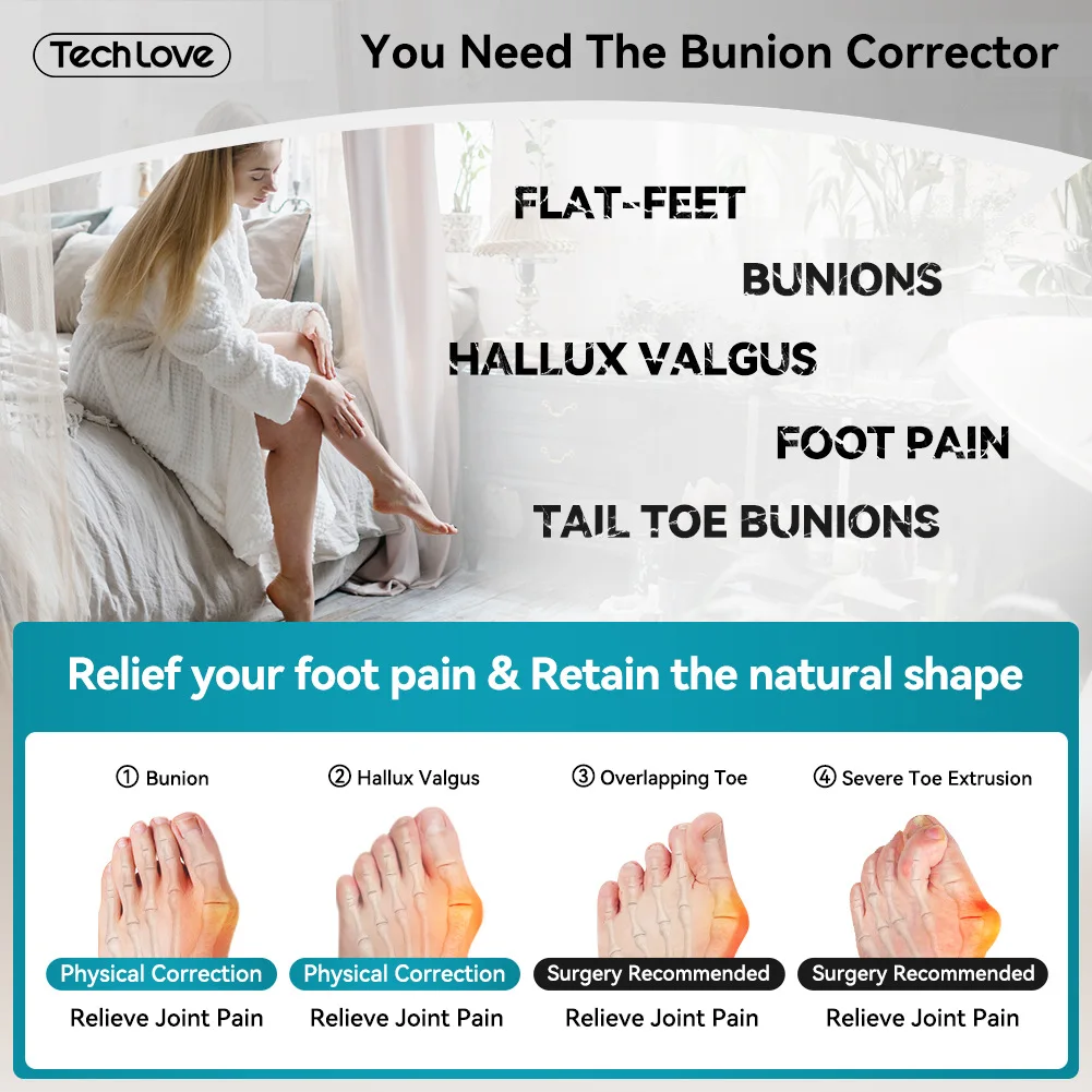 Toe braces valgus correction foot bone artifact separation corrector men and women day and night