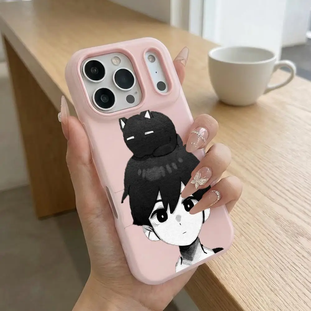 New Game O-Omori Phone Case 2 in 1 Matte Case for iPhone 18 17 16 15 14 Pro Max Shockproof Slim Cover