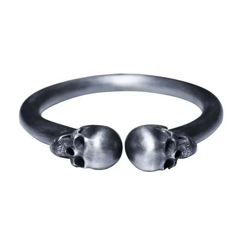 Black Skeleton Bone Bracelet - High-End Masculine Dominance Bracelet, Stylish Men's Wristpiece