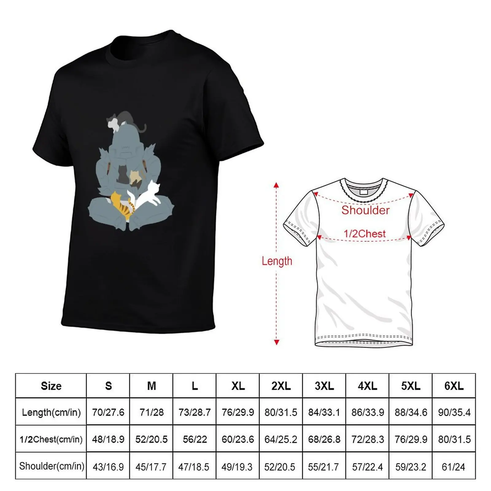 Alphonse Elric T-Shirt designer shirts oversized mens t shirts