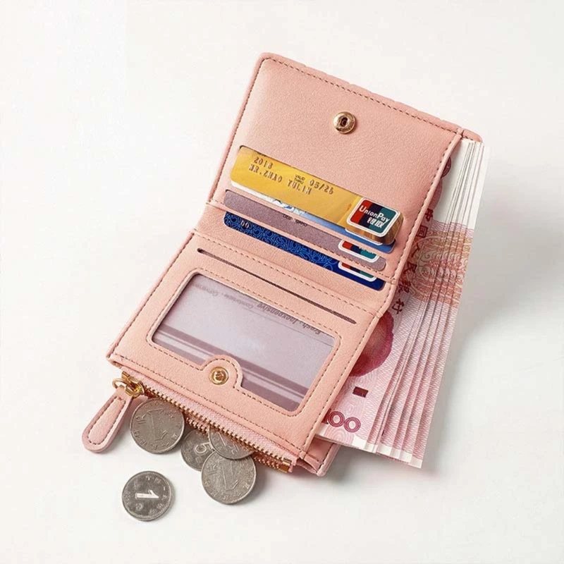 Fashion Small Wallets Practical Coin Bags Lovely Flower Change Purse for Woman