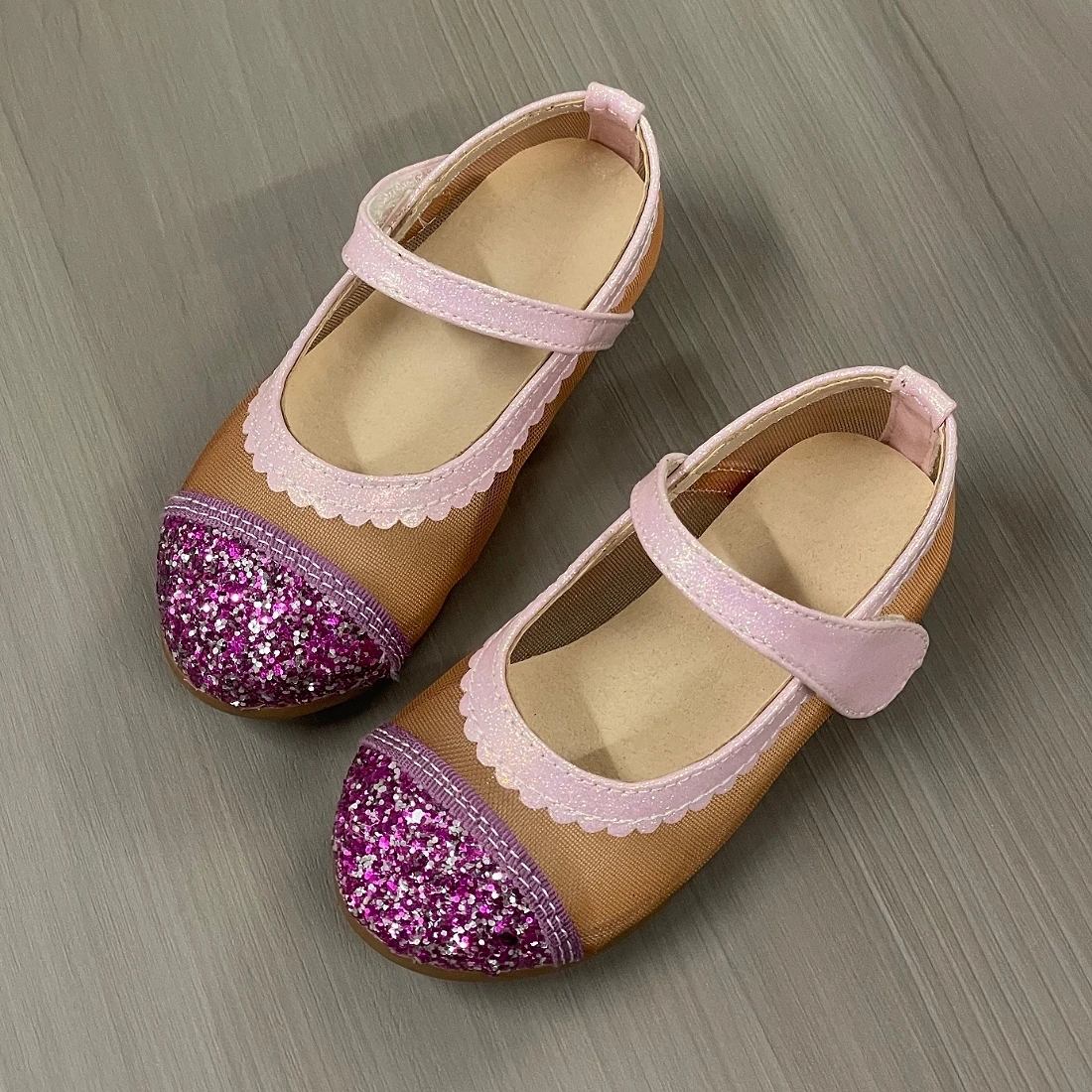 

Jinyu New Arrival Summer Must-have Children's Princess Shoes Mesh Leather High Quality School Party Fashion Baby Girls' Shoes