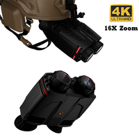 NVC800 WIFI Head-Mounted Infrared Night Vision Binoculars 4K UHD Digital Telescope Camera for Hunting Camping with 16X Zoom 48MP